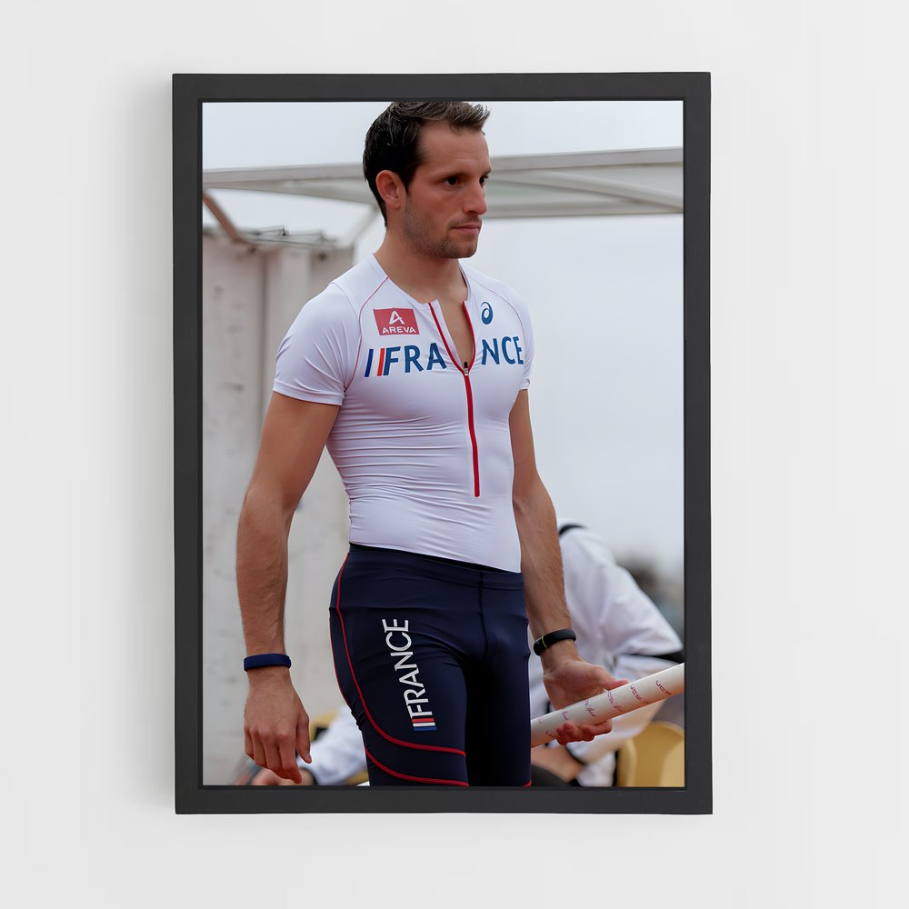 Poster Renaud lavillenie viser – affiche Athlétisme (vue 2)